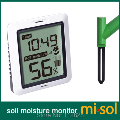 MISOL/1 unit of Soil moisture monitor wireless battery powered, wireless soil moisture with display ► Photo 1/1