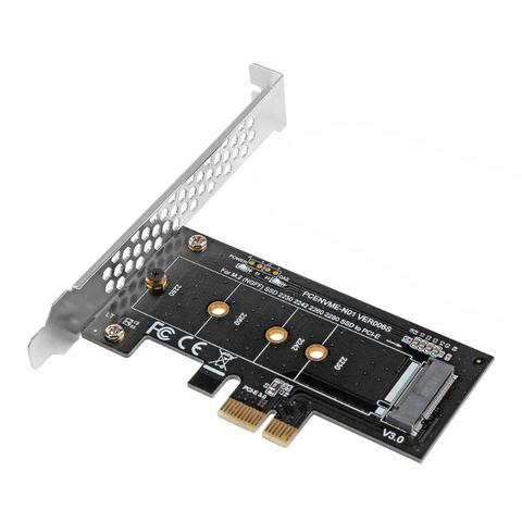 M.2 NVMe SSD TO PCIE 3.0 X1 4X adapter M Key interface card Support PCI Express 3.0  2230 2242 2260 2280 Size m.2 NVME SSD ► Photo 1/6