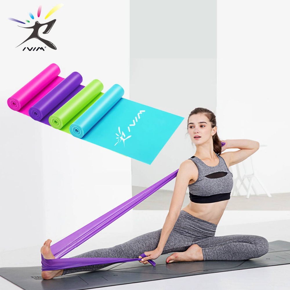 Women Fitness Accessories Rubber Belt Yoga Stretch Strap Exercise Gym Rope 