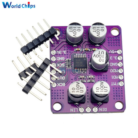 1 Set PCM1808 105dB SNR Audio Stereo ADC Single-Ended Analog-Input Decoder 24bit Amplifier Board Player Module Newest ► Photo 1/6
