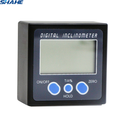 Electronic Protractor  PRO 360 digital angle level angle meter angle bevel magnets base digital plastic inclinometer ► Photo 1/6