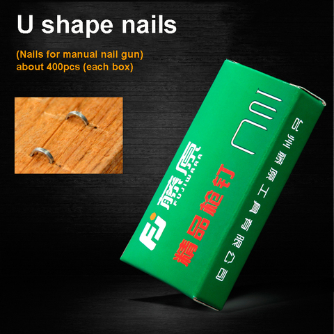 FUJIWARA Manual Nail Gun Special Nail U-shap Nails ► Photo 1/2