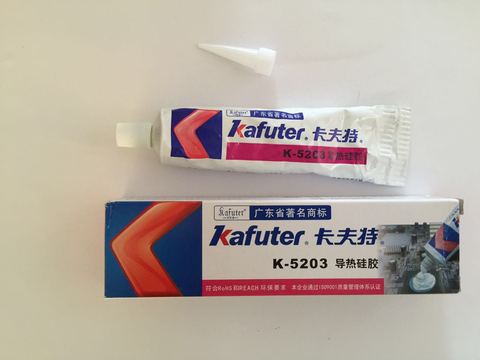 80g Kafuter K-5203 Heatsink CPU Thermal Conductive Silicon Grease Paste Glue Adhesive LED Light Silicon Rubber Gel ► Photo 1/2