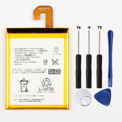 Original Replacement Battery LIS1558ERPC For Sony Xperia Z3 L55T L55U D6653 D6633 D6603 Authentic Phone Batteries 3100mAh ► Photo 1/1