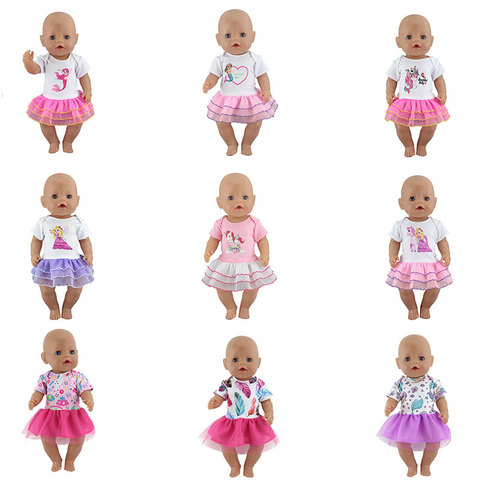 New Fashion Dress For 17 Inch  Baby Reborn Doll 43cm  Clothes ► Photo 1/5