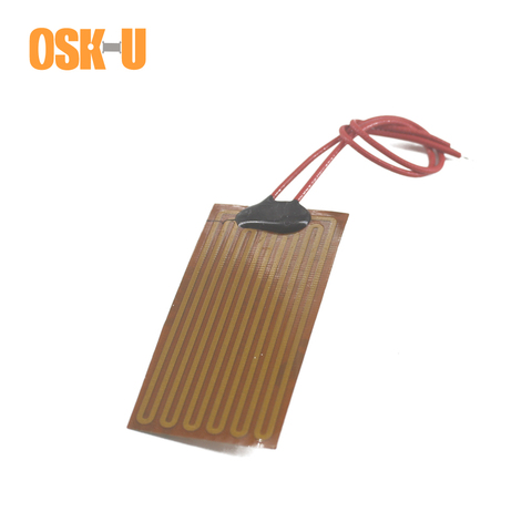 5V Flexible Polyimide Film Heater 0.15-0.3mm thickness Electric Heating Element Anti-freezing Heating Film for Instrumentation ► Photo 1/3