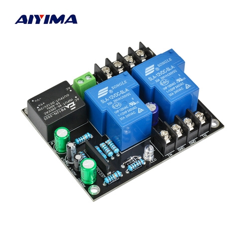 AIYIMA UPC1237 900W 2.0 Speaker Protection Board 2 Channels AC 85-265V DC Protection power on delay board for Speaker Amplifier ► Photo 1/6