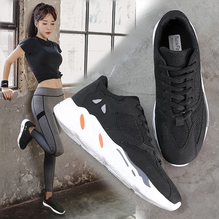 Fitness Sneaker Summer Sports Shoes For Women Shoe Breathable Track Shoes New Students Yoga All Match Portable Gym Shoes Walking ► Photo 1/1