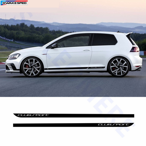 neef Rubriek Corrupt Clubsport Styling Carbon Fiber Decal Car Side Skirt Sticker Automobiles  Accessories For Volkswagen Golf 7 MK7 - Price history & Review | AliExpress  Seller - OWAKESPED Store | Alitools.io