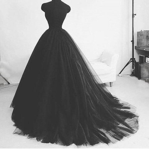 Black Soft Tulle Floor Length Formal Ball Gown Skirts Custom Pleated Wedding Fashion Vintage Long Skirts Elegant Tulle Petticoat ► Photo 1/6