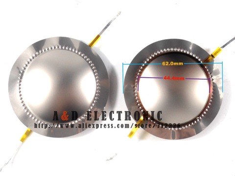 10PCS Voice coil 44.4mm 44.5mm Titanium Diaphragm Repair Kit dome Tweeters 8 ohm ► Photo 1/5