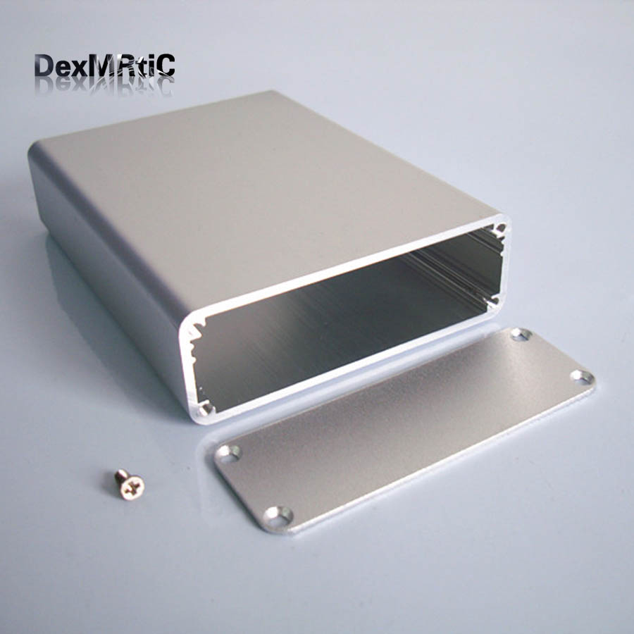 1pcs 125*97*84mm DIY silver Electrical Instruments Aluminum Box /Enclosures 
