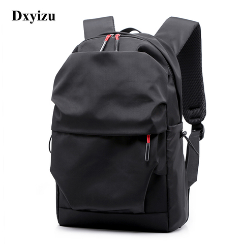 New Waterproof Men Women Backpack 15.6 Inches Laptop Back Pack Large Capacity Stundet Backpacks Pleated Casual School Bags 2022 ► Photo 1/6