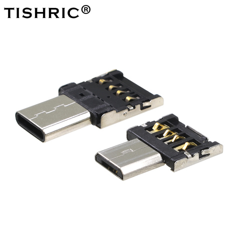 TISHRIC OTG Type-C OTG Micro USB Adapter USB Type C USB 3.0 Charge Data Converter OTG Cable For Mouse Keyboard USB DIsk Flash ► Photo 1/6