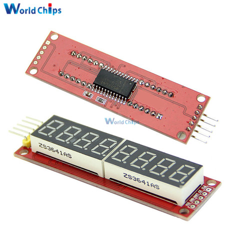 MAX7219 8 Digit LED Display 7 Segment Digital Tube SPI Control Module For Arduino Raspberry Pi For 5V 3.3V Microcontrollers ► Photo 1/1