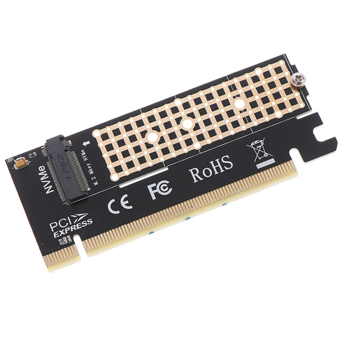M.2 NVMe SSD NGFF To PCIE 3.0 X16 Adapter M Key Interface Card FULL SPEED ► Photo 1/6