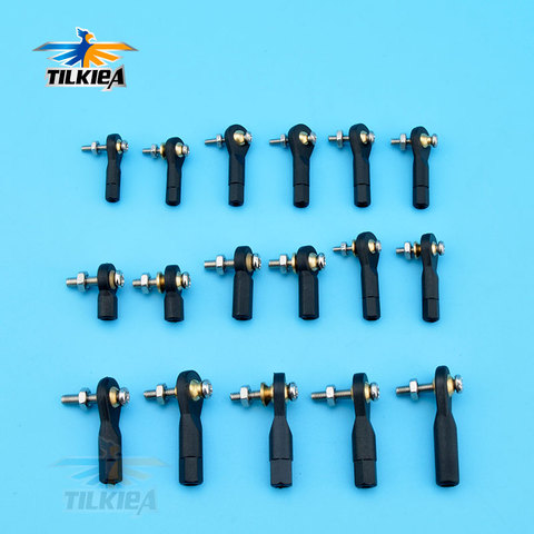 10PCS Plastic M2 M2.5 M3 Rod End / Ball End / Ball Joint with Screw for RC Boat Airplane RC Car Truck Buggy Crawler ► Photo 1/6