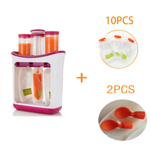 Dropshipping Baby Food Maker Squeeze Food Station Organic Food For Newborn Fresh Fruit Container Storage Baby Feeding Maker ► Photo 1/6