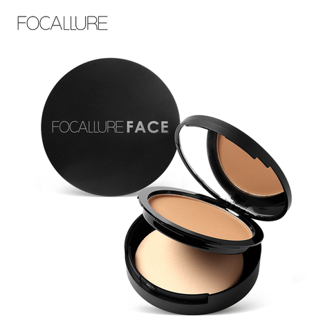 FOCALLURE professional pressed powder mineral oil control long lasting matte texture Brightening skin finish Face powder palette ► Photo 1/6