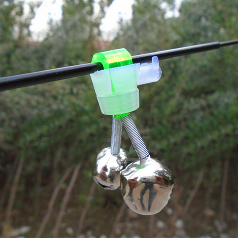 5 pcs/pack Fishing Bite Alarms Fishing Rod Bells Rod Clamp Tip Clip Bells Ring Fishing Accessory ► Photo 1/5