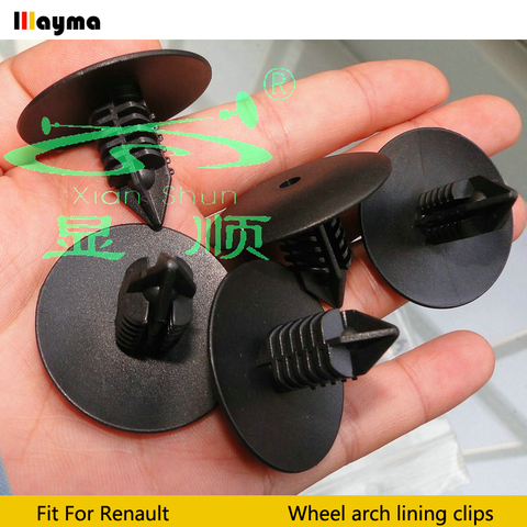 Plastics clips for Renault Megane Laguna Wheel Arch Lining Splash Guard Trim Spruce Clips Auto Car fender Accessories Styling ► Photo 1/2