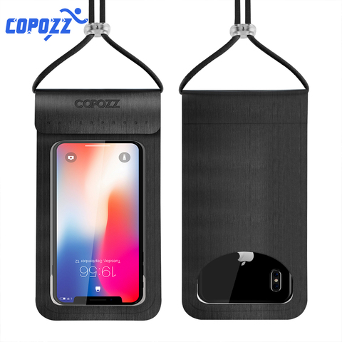 COPOZZ Waterproof Phone Case Cover Touchscreen Cellphone Dry Diving Bag Pouch with Neck Strap for iPhone Xiaomi Samsung Meizu ► Photo 1/6