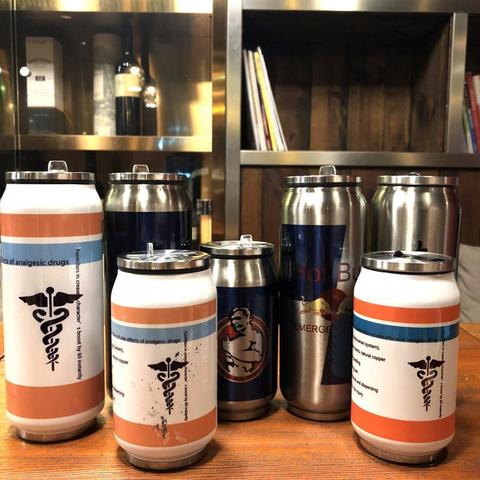 Game PUBG Playerunknown's Battlegrounds Cosplay Props Painkiller Anodyne Energy Drink Stainless Steel Water Cup Thermos Cup New ► Photo 1/6