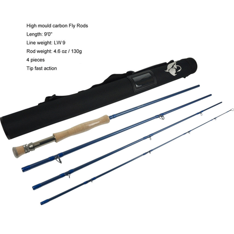 Aventik IM10 9ft LW7-14 Saltwater Fly Fishing Rods Fast Action Light Weight Pac Bay Components Steelhead Salmon Anglers Fish Rod ► Photo 1/1