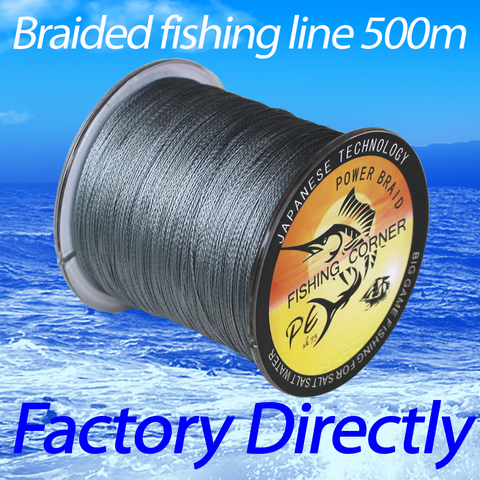 FISHING CORNER Brand Super Strong Japanese Braided Fishing Line 500m Multifilament PE Material BRAIDED LINE 10-100LB ► Photo 1/6