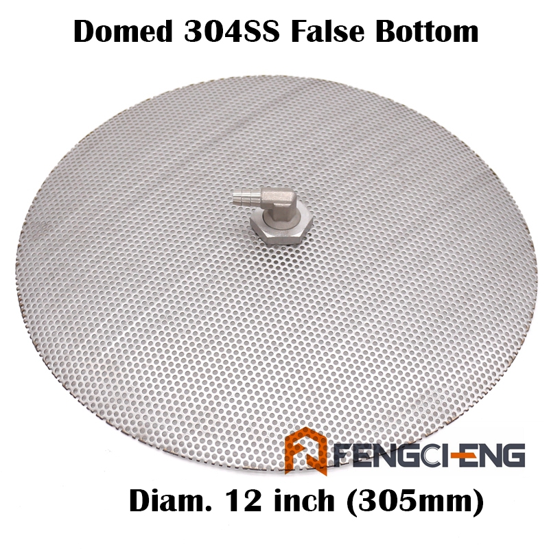 Buy Online 12 305mm Stainless Steel Domed False Bottom Homebrew Mash Tun Cooler Beer Brewing All Grain Brewing Parts Hopback Alitools