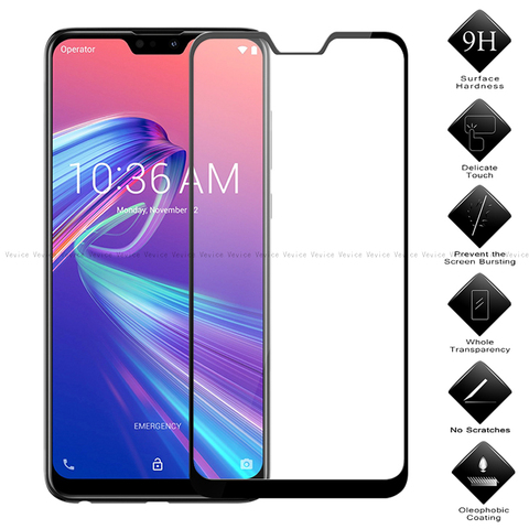 For ASUS Zenfone Max Pro M2 ZB631KL Full Cover Tempered Glass for ASUS Max M2 ZB631KL HD Screen Protector Protective Glass Film ► Photo 1/6