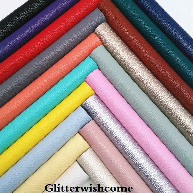 21X29cm Embossed Fabric Faux Leather Sheet for Bow Garment DIY Bag Craft Making
