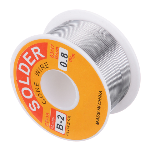 High Quality 63/37 Rosin Core Solder Wire Flux 2% Tin Lead Solder Iron Welding Wire Reel 0.5mm-2.0mm 50g/100g ► Photo 1/6