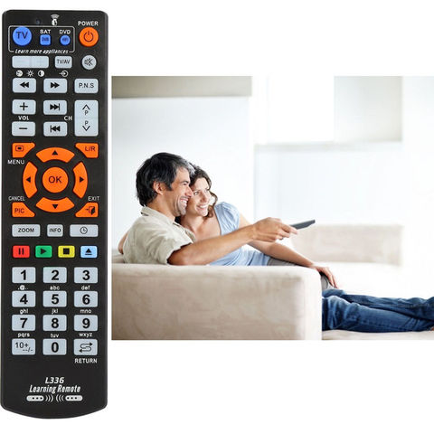 IR Universal Smart Remote Control Controller With Learn Function For TV VCR CBL DVD SAT-T VCD CD HI-FI AND MORE ► Photo 1/6