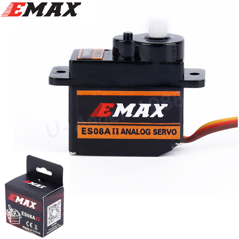 EMax 9g High Sensitive Mini Sub Micro Servo ES08A 8g ES08 3D RC airplane Helicopter ES08MD ES08MA MG90S ► Photo 1/6