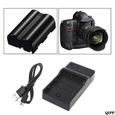 Drop Ship&Wholesale Battery Charger For Nikon EN-EL3E EN-EL3 D100/100SLR/D50/D70/D70S/D200/D80/D90 APR28 ► Photo 1/6