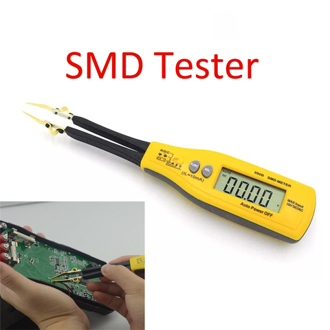 HP-990B Digital multimeter Resistor Capacitance SMD Tester Meter Multimeter Smart tweezer multimeter Tester Multimeter ► Photo 1/6
