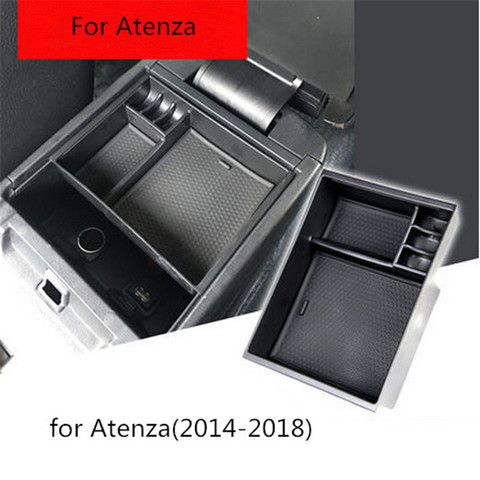 Automobiles for Mazda MK 6 Atenza CX-5 CX5 central armrest storage box car organizer, stowing tidying car styling ► Photo 1/1