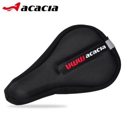 ACACIA Bicycle Saddle Mat Mountain Bike Seat Cover 3D Comfort Soft Bike Seat Cover Thickening Saddle Memory Form Cycling Sattel ► Photo 1/5
