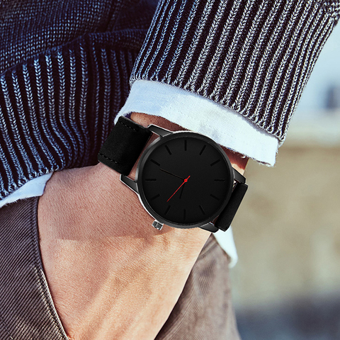 Relogio Masculino Men's Watch Fashion Leather Quartz Watch Casual Sports Watches Men Luxury Wristwatch Hombre Hour Male Clock ► Photo 1/6