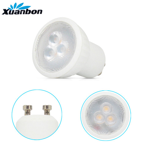 Dimmable LED Bulb Mini 3W GU10 MR11 AC85-265V 35mm Led Spotlights Warm white Natural white cold white LED lamp SMD 2835 ► Photo 1/6