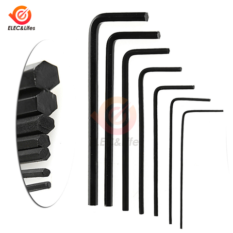7Pcs/set 0.7-3mm Hexagon Allen Key Wrench Tools set For Electric Screwdriver Hand Tools Non-Magnetic Wear resistant ► Photo 1/5