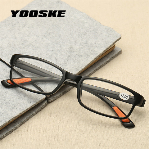 YOOSKE Women Men Reading Glasses Toughness TR90 ultra-light Resin Material For Female Male Reading Presbyopic Glasses ► Photo 1/6