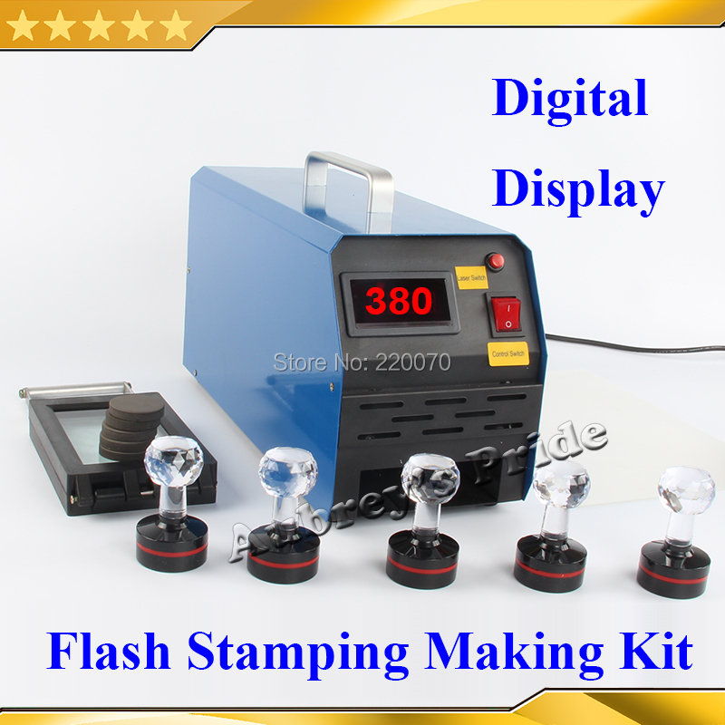 Holder Stamp Shell Rubber Pad Photosensitive Portrait Flash Machine Stamp  Seal