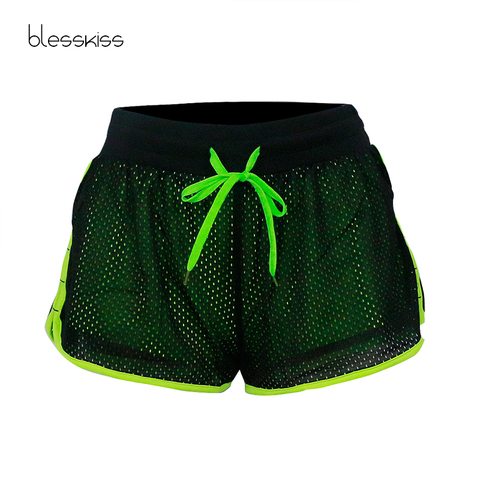BLESSKISS Neon Yoga Running Shorts Women Short Tights Gym Sport Shorts  Womans Fitness Clothing For Ladies Summer Sportswear - Price history &  Review, AliExpress Seller - blesskiss Official Store