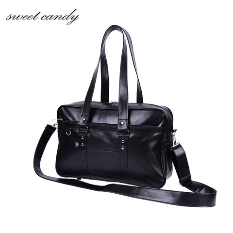 Daily Japanese Student Bags Handbags High College Students JK Uniform Bag  Shoulder Bags Messenger Bags PU Leather For Women ► Photo 1/6