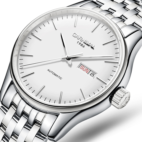 Switzerland luxury men's watch Carnival Brand Watches Men Automatic Mechanical reloj hombre Luminous Clock Sapphire C-8612G-7 ► Photo 1/6