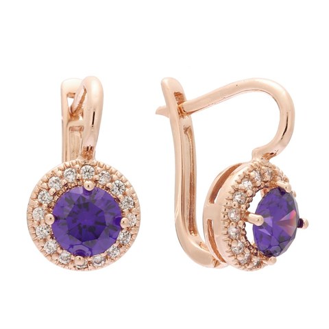 2022 New Fashion Drop Earring Women Jewelry Trendy Blue Cubic Zircon Fashion Jewelry Designs for Women Drop Earrings  ► Photo 1/6
