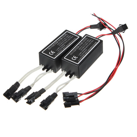 Pair 4-outputs CCFL Spare Inverter Ballast for Angel Eyes Halo Rings Kit 12V New ► Photo 1/6