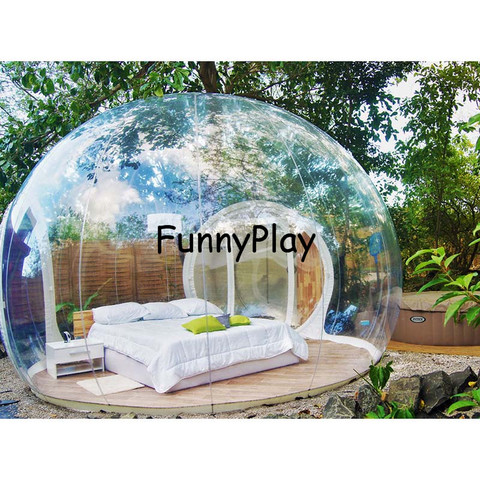 Inflatable Bubble Tent House,Outdoor Clear Inflatable Air Dome Tents,outdoor travel lightweight tents,inflatable tent camping ► Photo 1/1